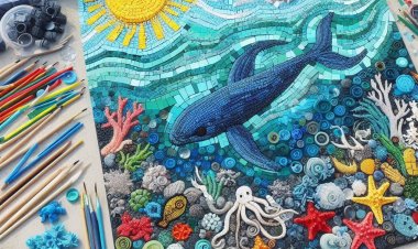 Pemanfaatan Limbah Plastik Menjadi Karya Seni Mozaik yang Diminati