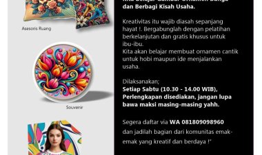 PELATIHAN SENI DEKORATIF BUAT UMKM